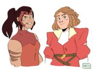 artist:fiore character:adora character:catra character:erin_solstice character:ryoka_griffin copyright:she-ra cosplay earther human meta:crossover spoiler:book1 // 2950x2250 // 1.1MB // rating:Safe